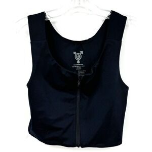 Gender Bender Bra Womens XL Zip Compression Binder Minimizer Comfort Stretch Zip